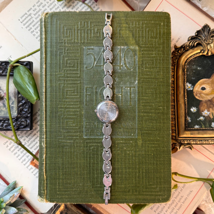 Silver Heart Watch