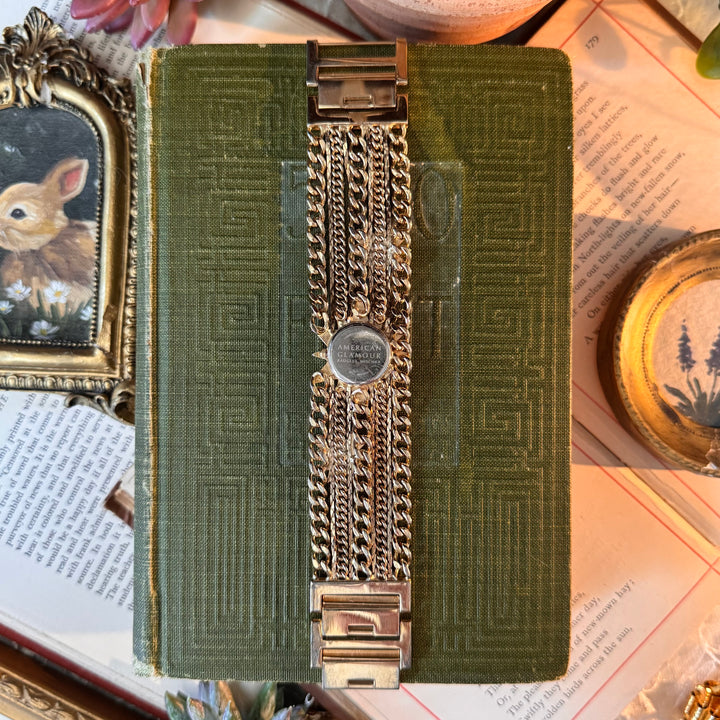 Gold Star Chain Watch