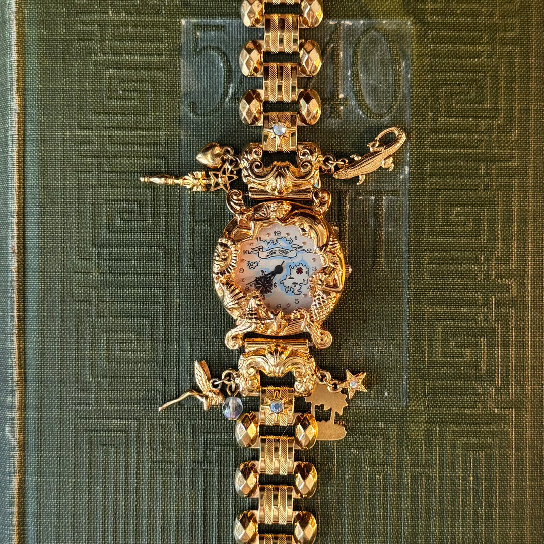 Gold Kirks Folly Charm Watch