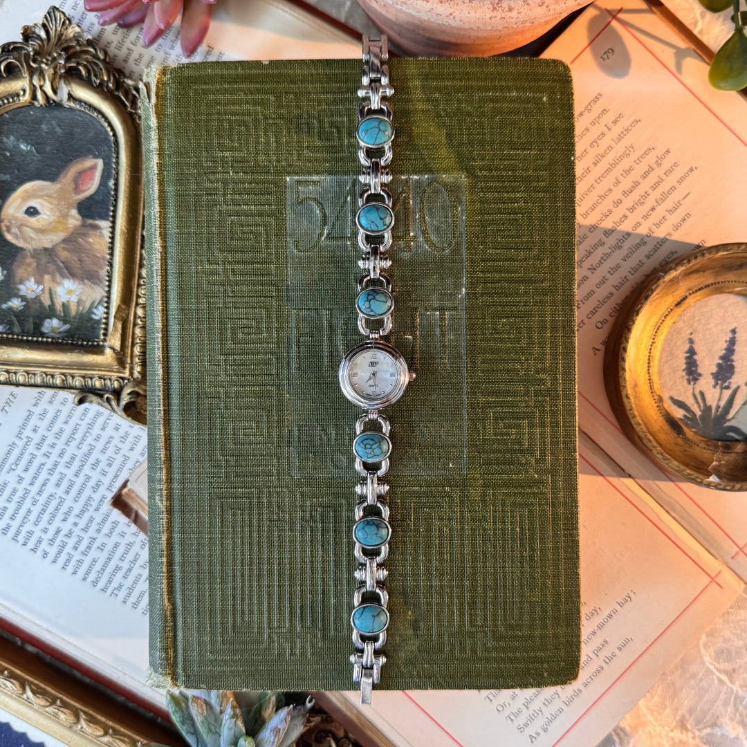 Silver Turquoise Watch