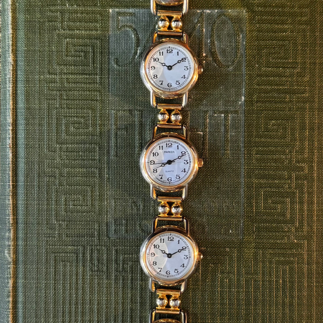 Gold Multi Face Watch