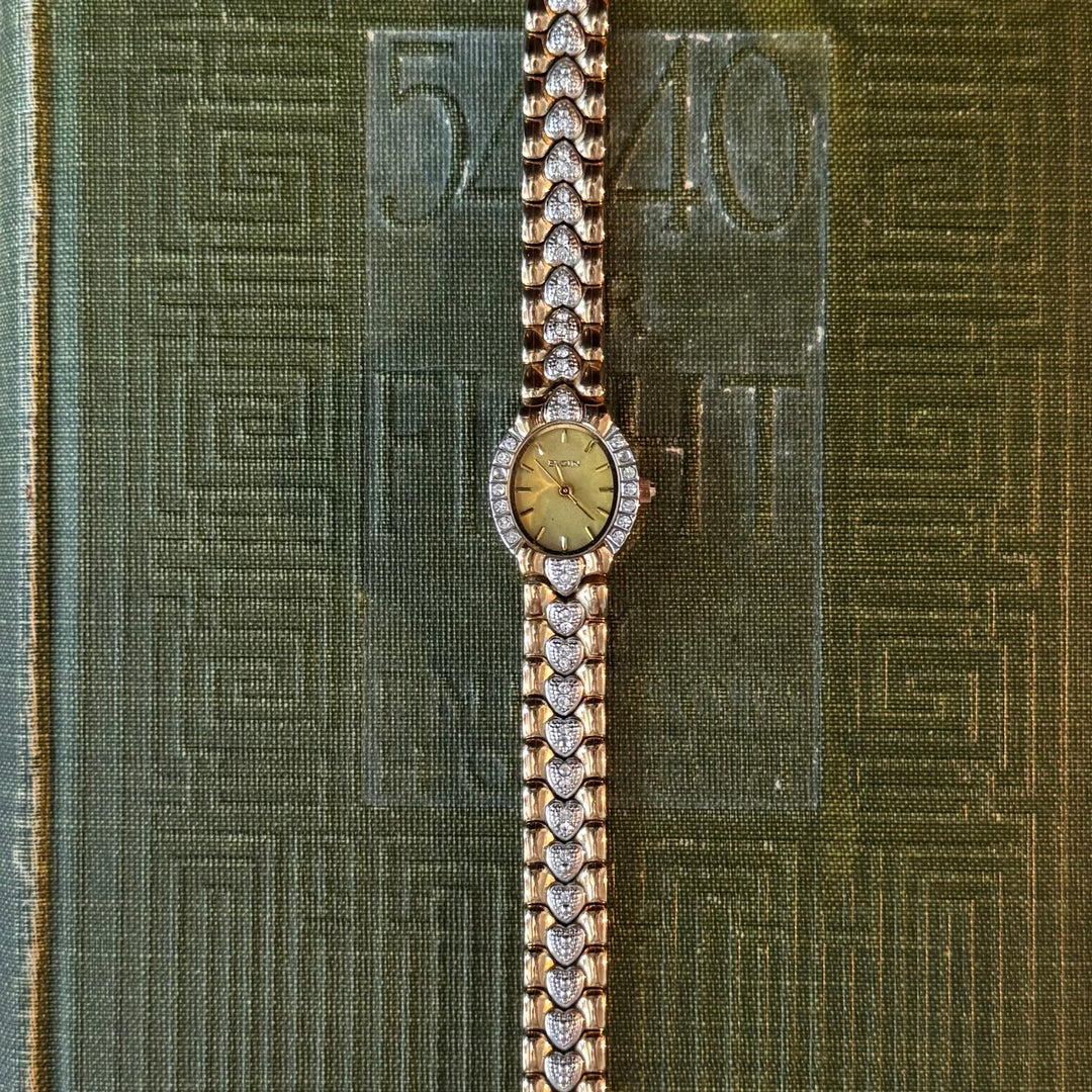 Two Tone Heart Watch