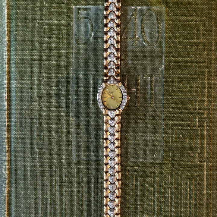 Two Tone Heart Watch