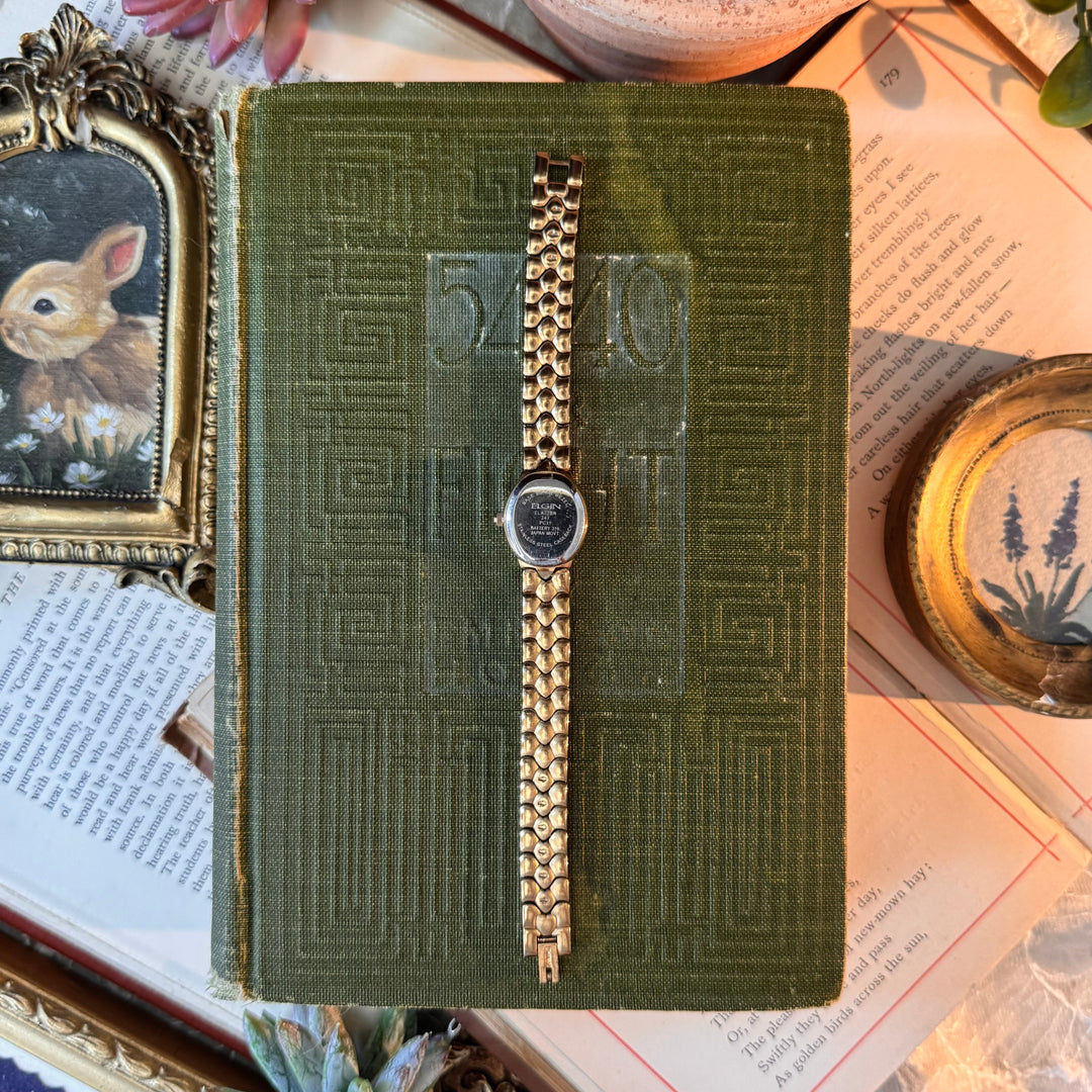 Two Tone Heart Watch