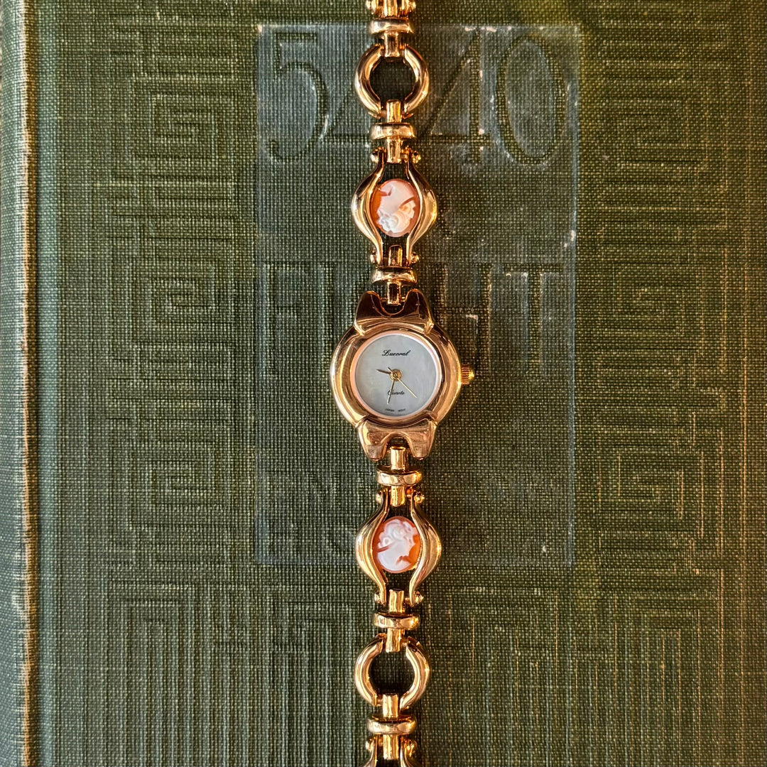 Gold Cameo Watch