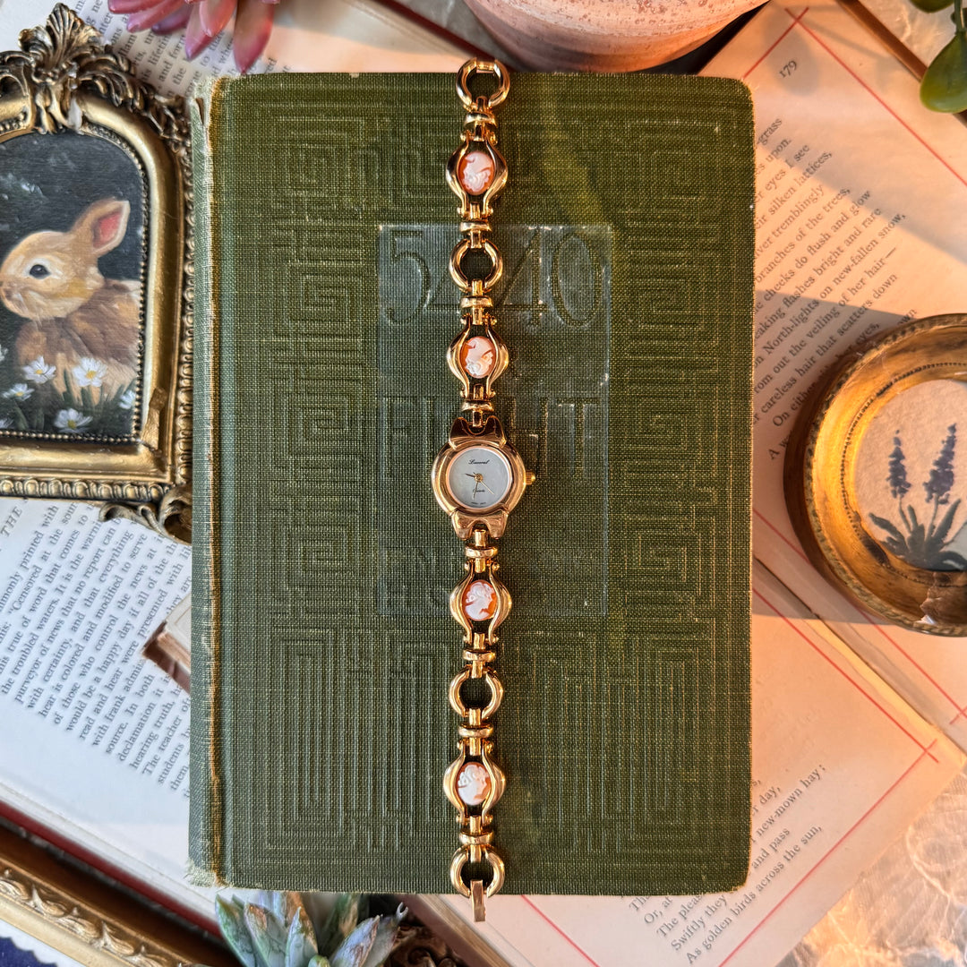 Gold Cameo Watch