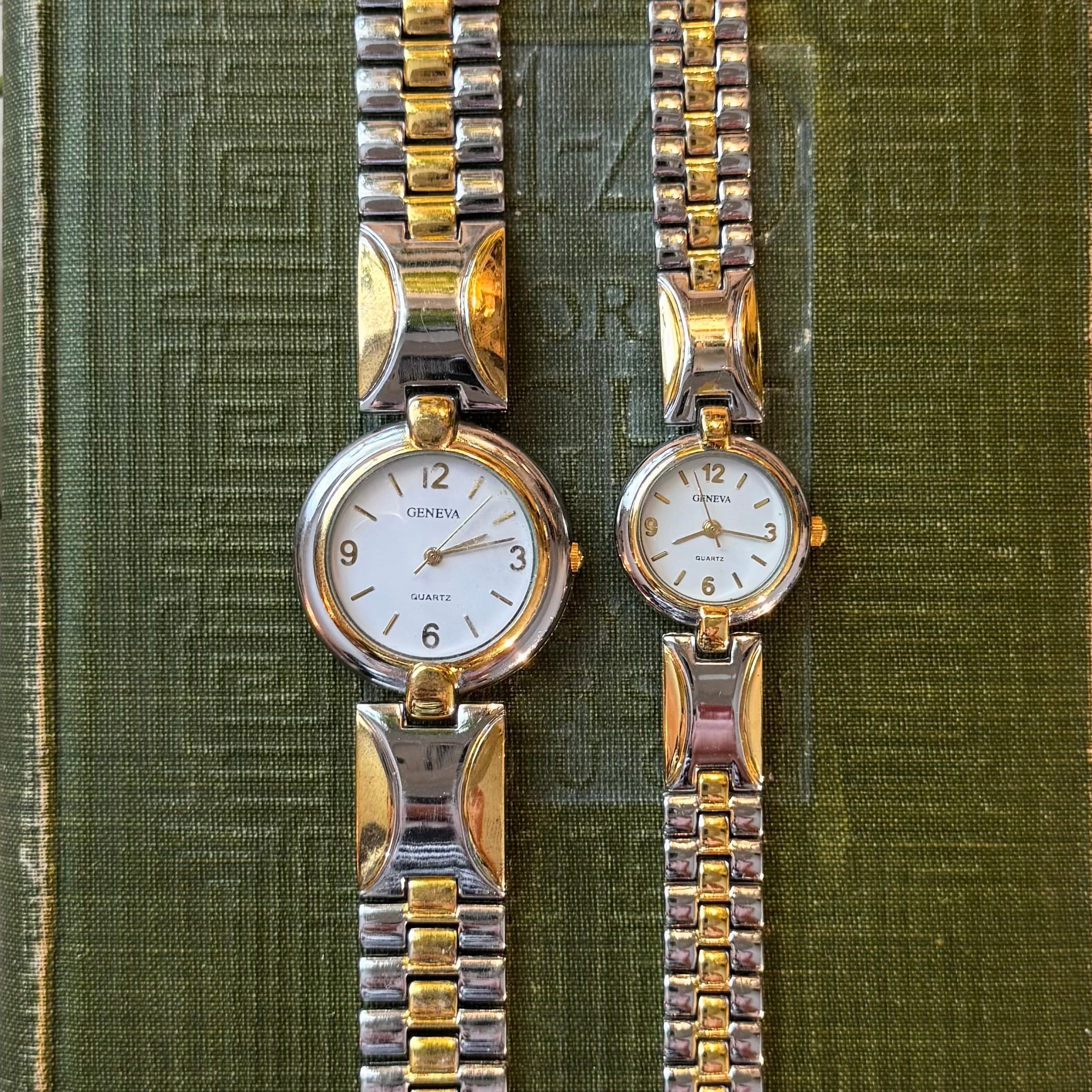 Two Tone Matching Men & Women Watches – bunbunoclock