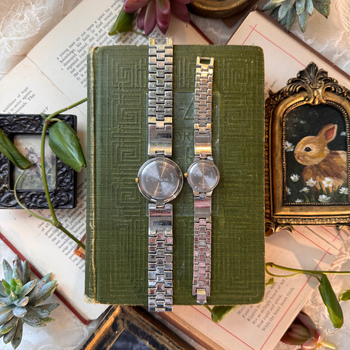 Two Tone Matching Men & Women Watches