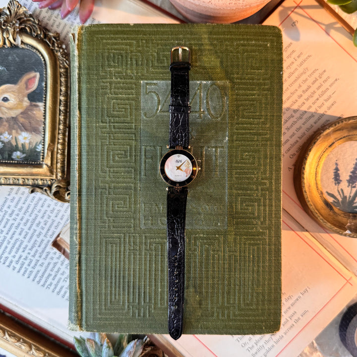 Gold Leather Watch