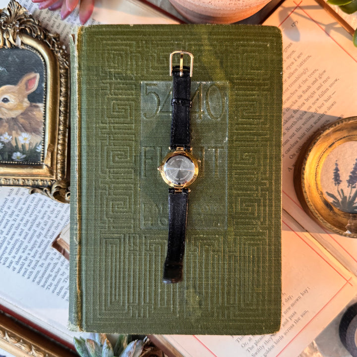 Gold Leather Watch