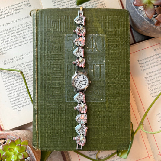 Silver Pastel House Charm Watch