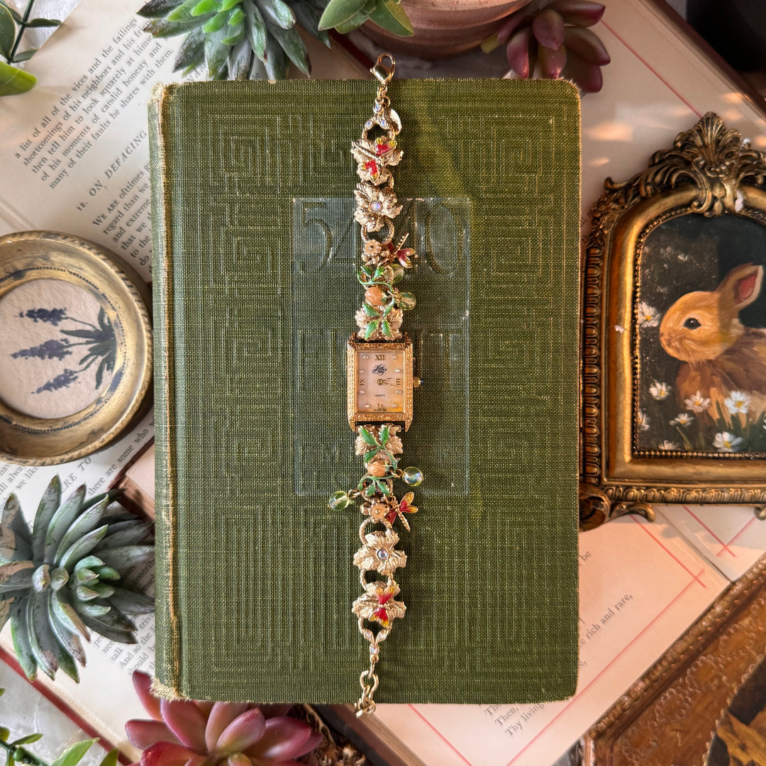 Extremely Rare Gold Kirks Folly Nature Charm Watch