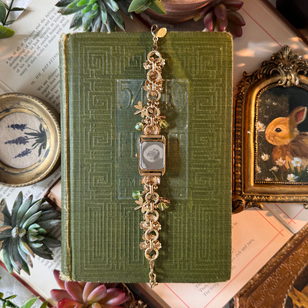 Extremely Rare Gold Kirks Folly Nature Charm Watch