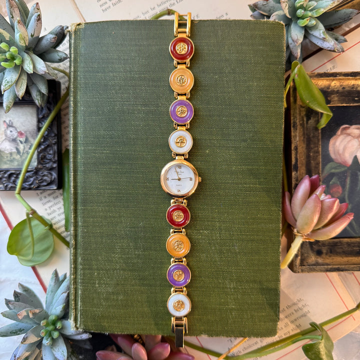 Gold Watches with Cabochon Stones