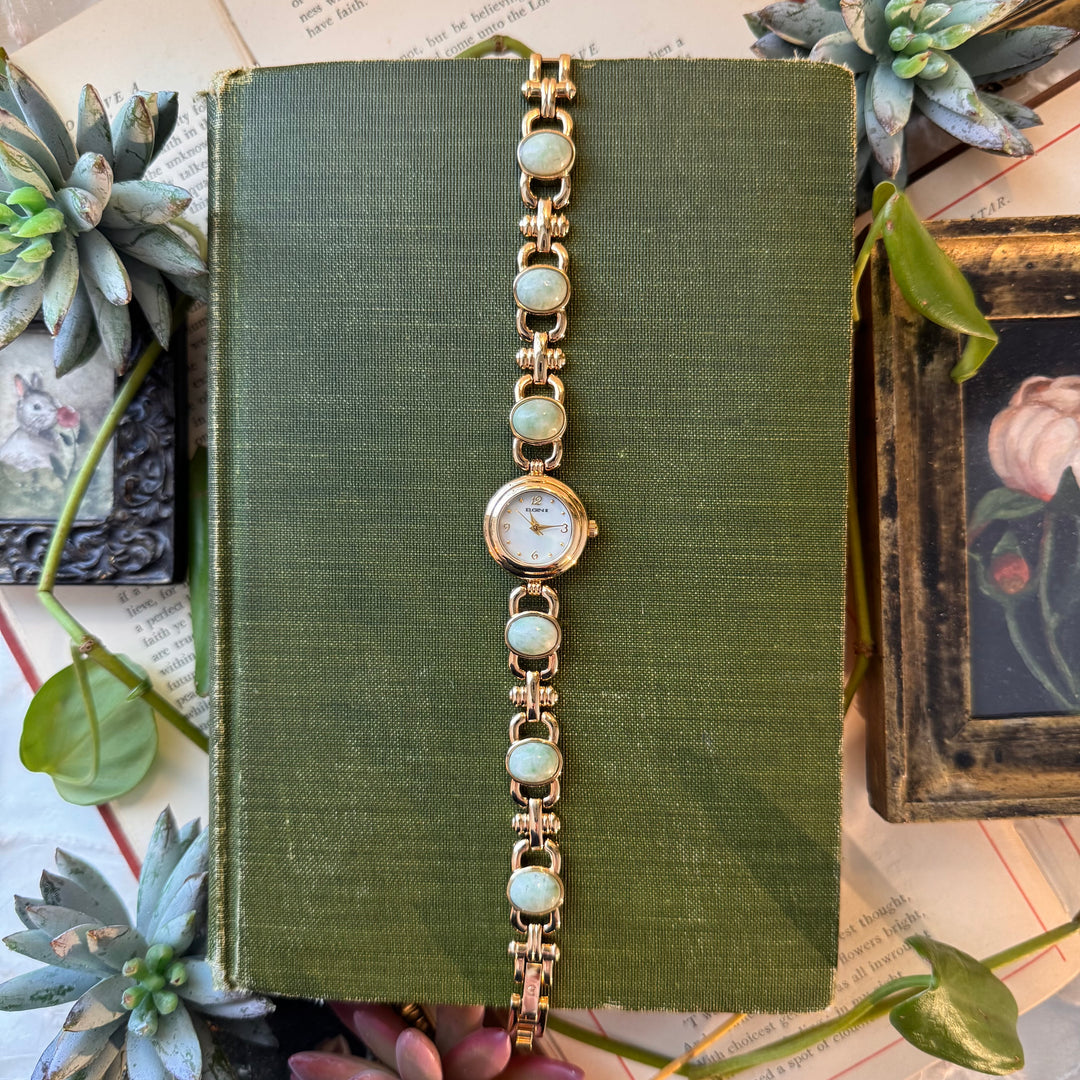 Gold Jade Watch