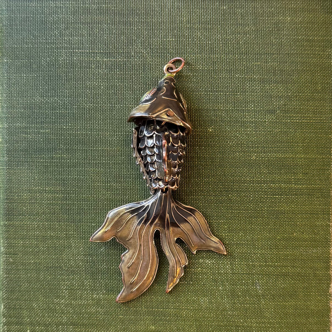 Koi Enamel Pendant