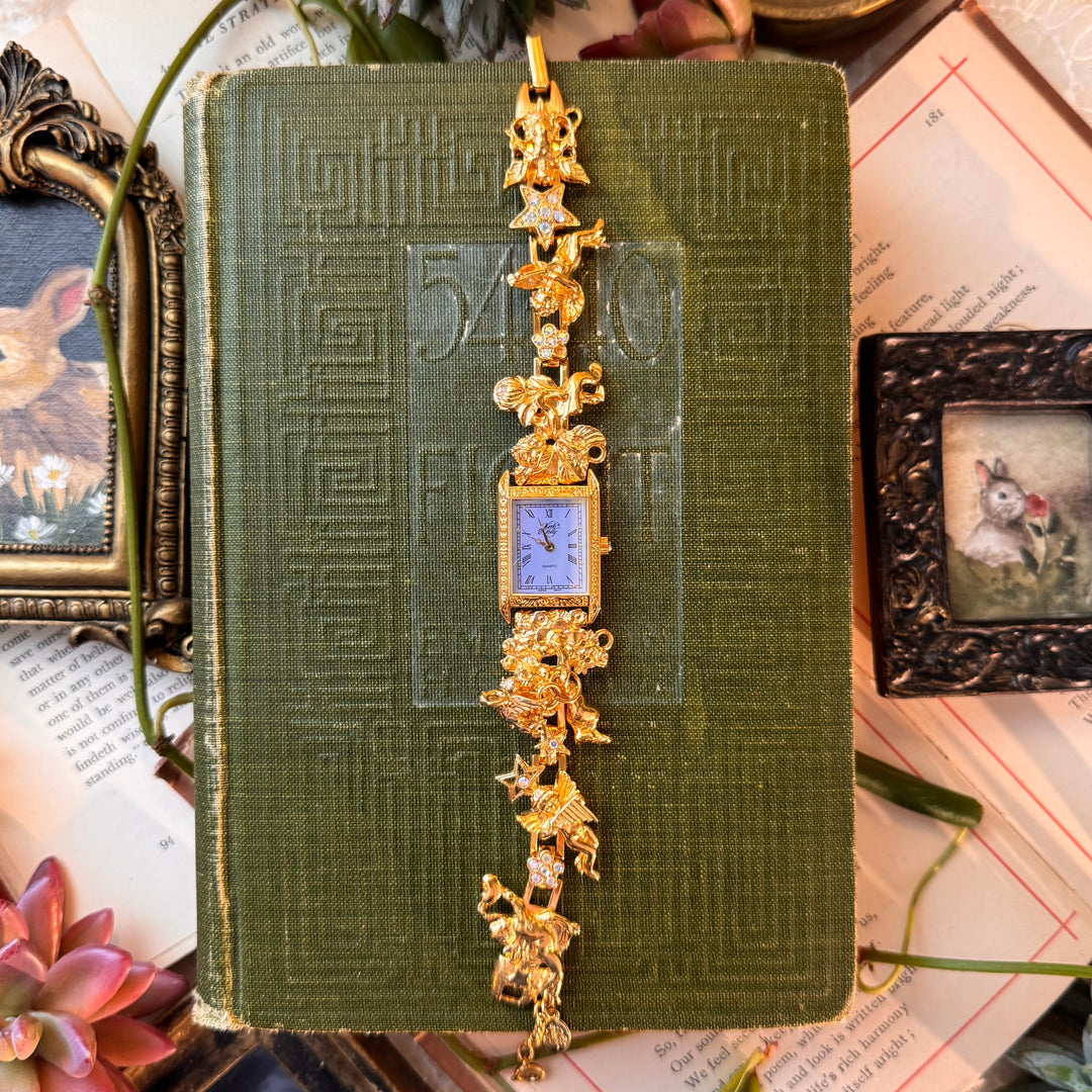 Rare Gold Kirks Folly Charm Watch