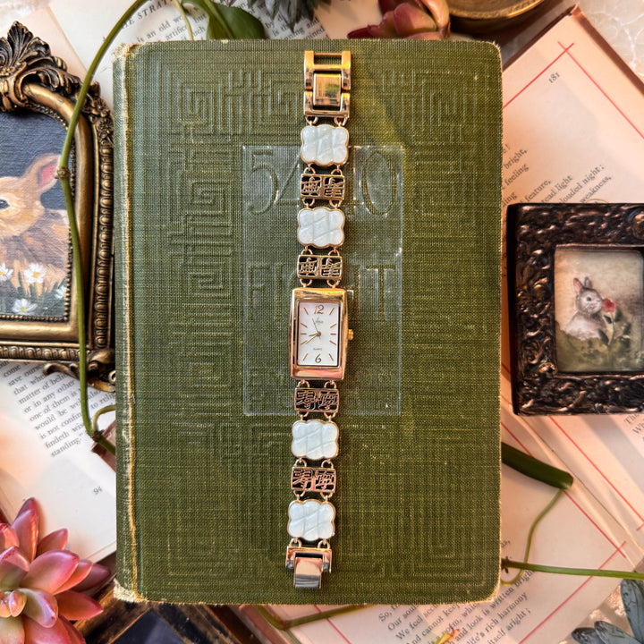 Gold Jade Watch