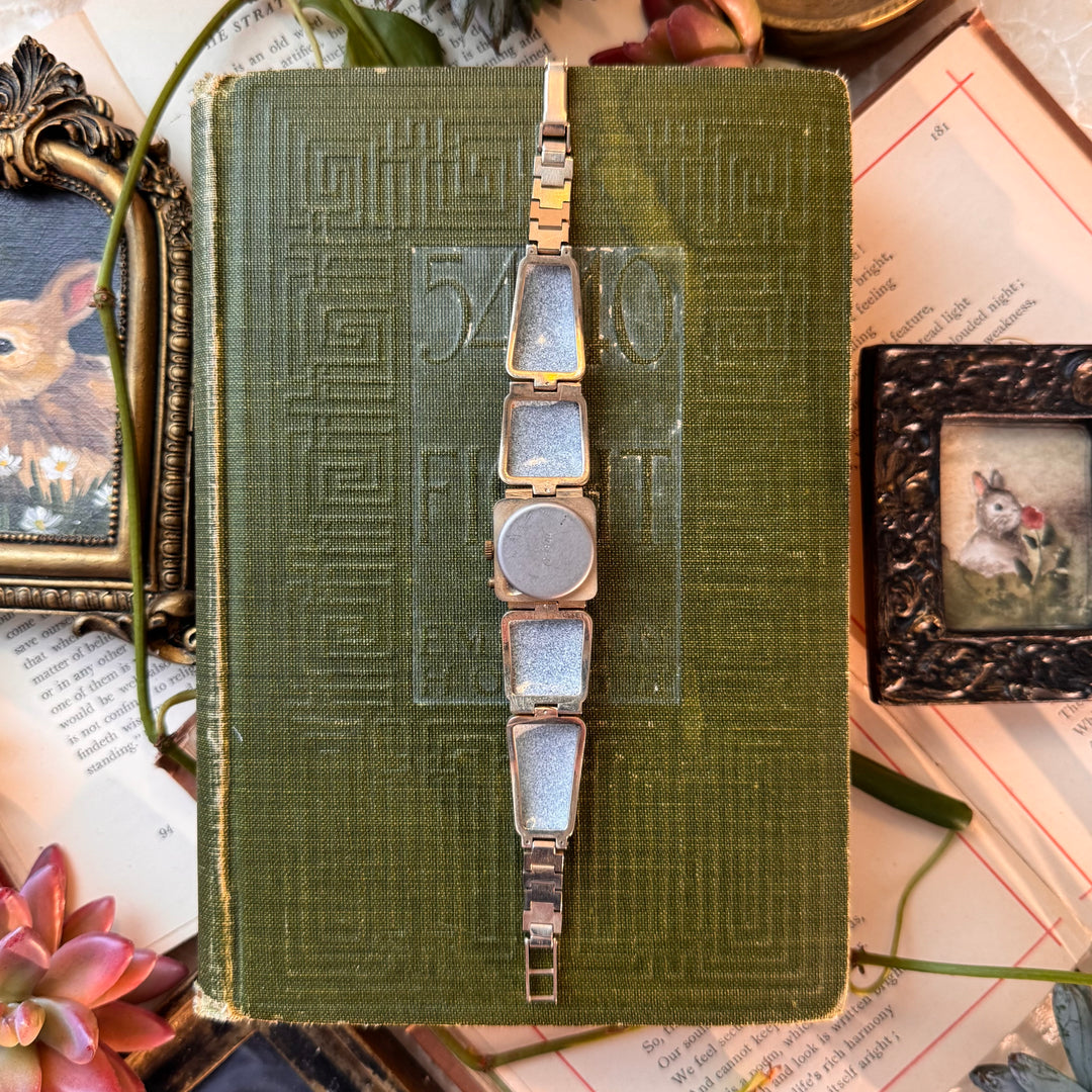 Rare Gold Hand Painted Enamel Watch