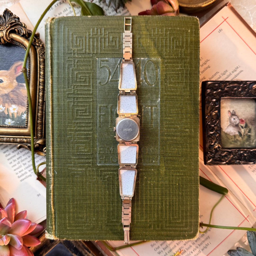 Rare Gold Hand Painted Enamel Watch