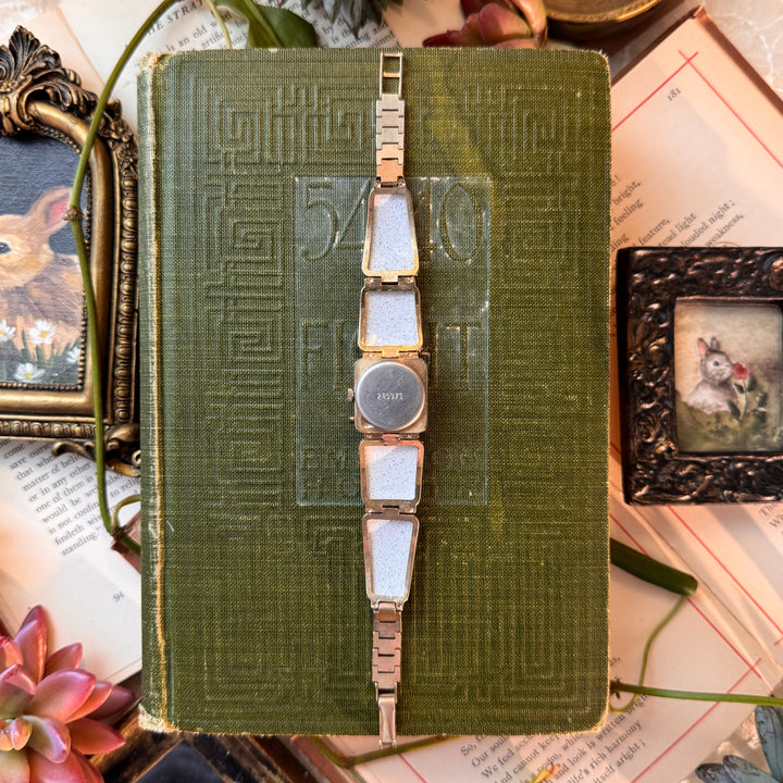 Rare Gold Hand Painted Enamel Watch