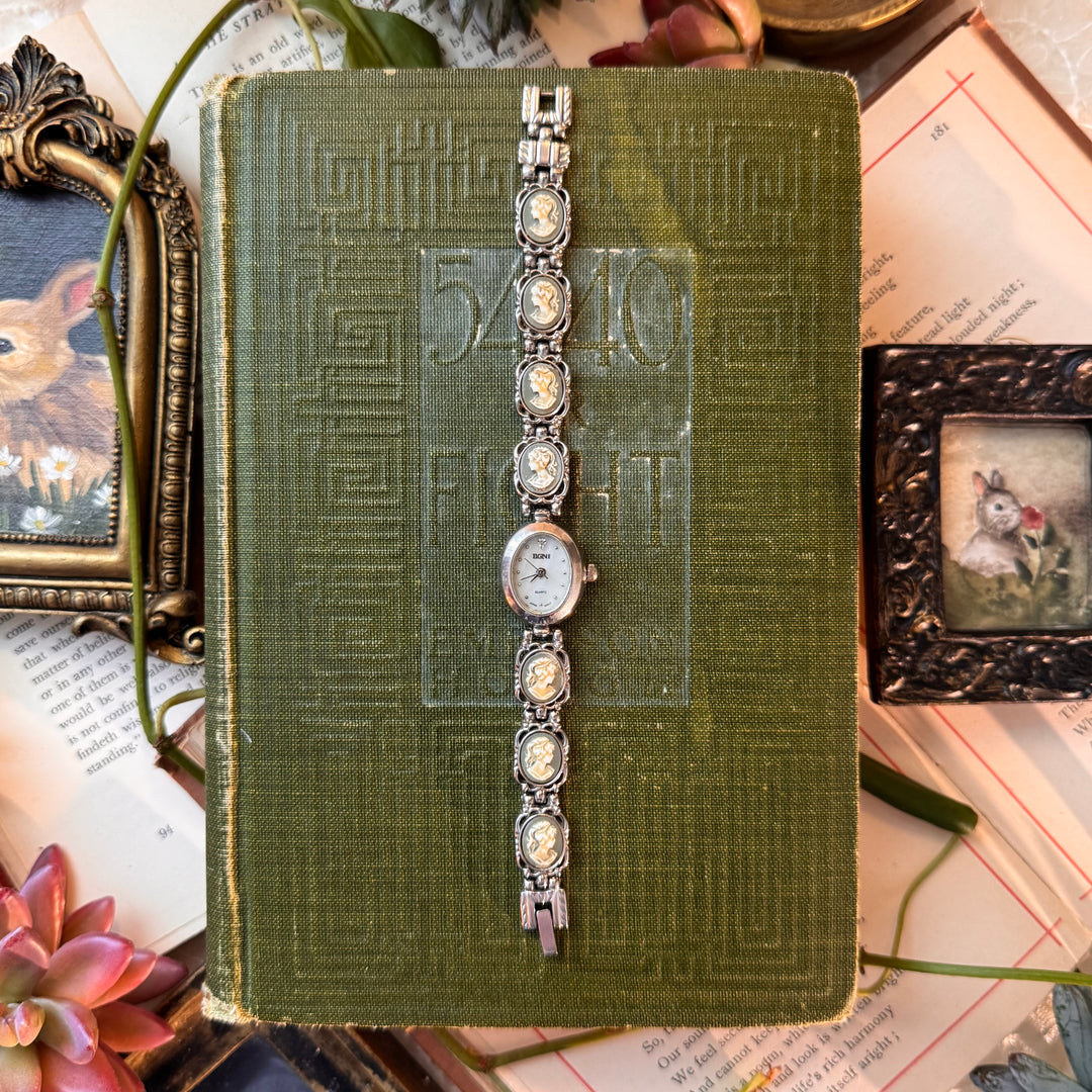 Silver Cameo Watch
